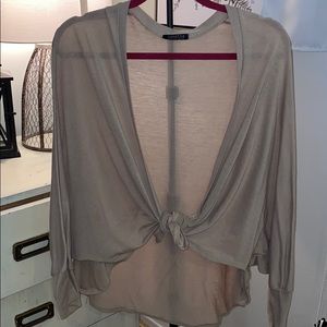 Tan cardigan